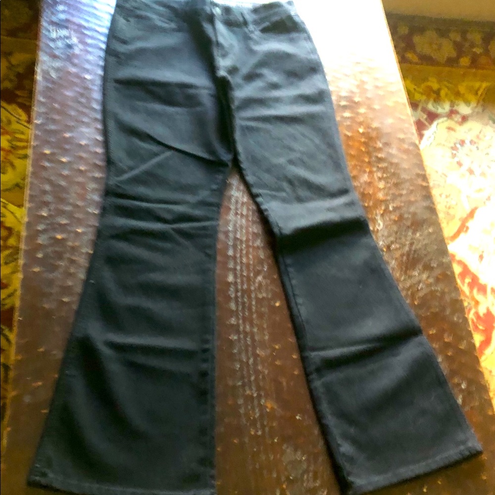 ON black micro-flare TALL jeans
